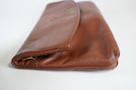 Celine Triomphe Calfskin Leather Clutch Bag Used