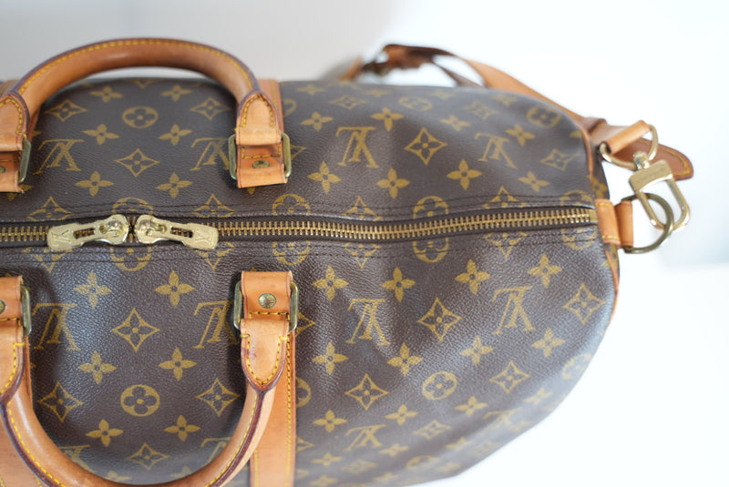 Louis Vuitton Monogram Keepall Bandouliere 50 Used