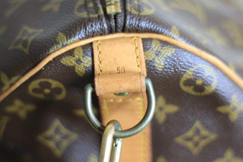 Louis Vuitton Monogram Keepall Bandouliere 50 Used