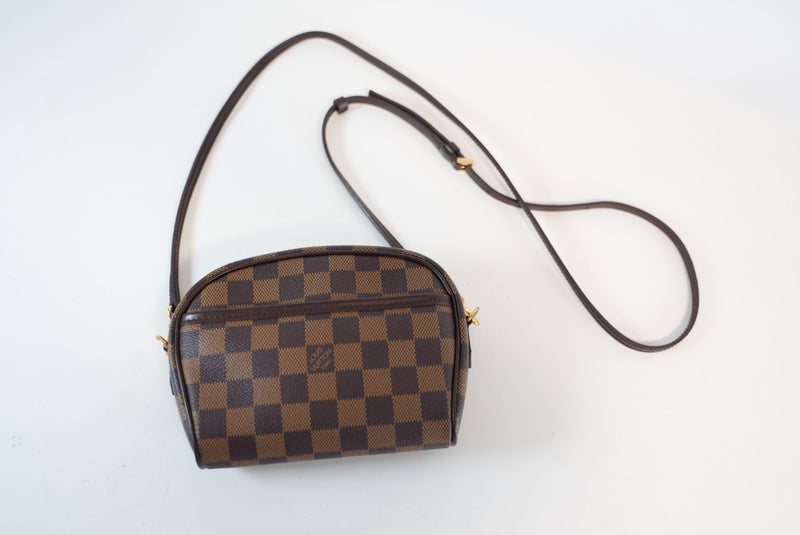 Louis Vuitton Damier Ebene Pochette Ipanema 2way Bag Used