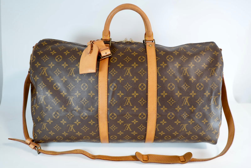 Louis Vuitton Monogram Keepall Bandouliere 55 Used