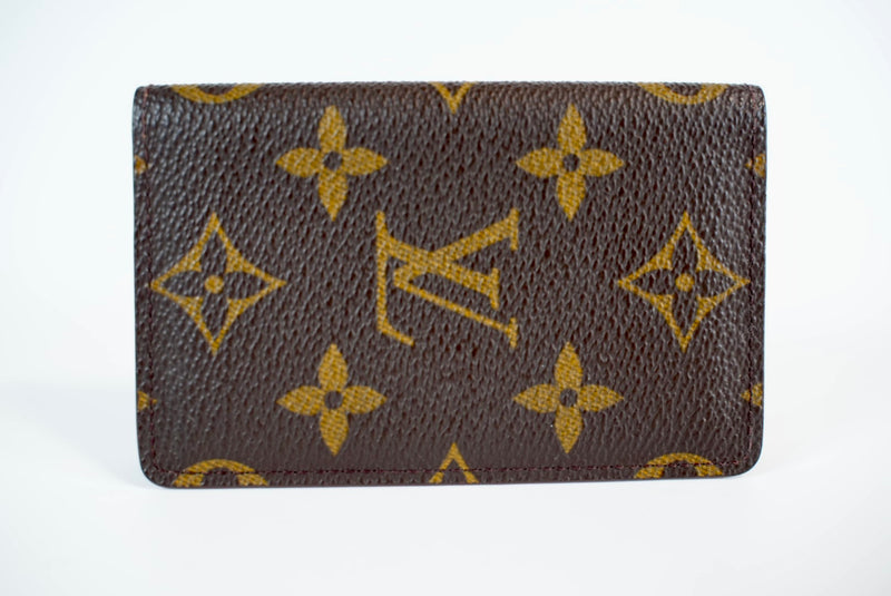 Louis Vuitton Monogram Pochette Cult Visit Business Card Case Used