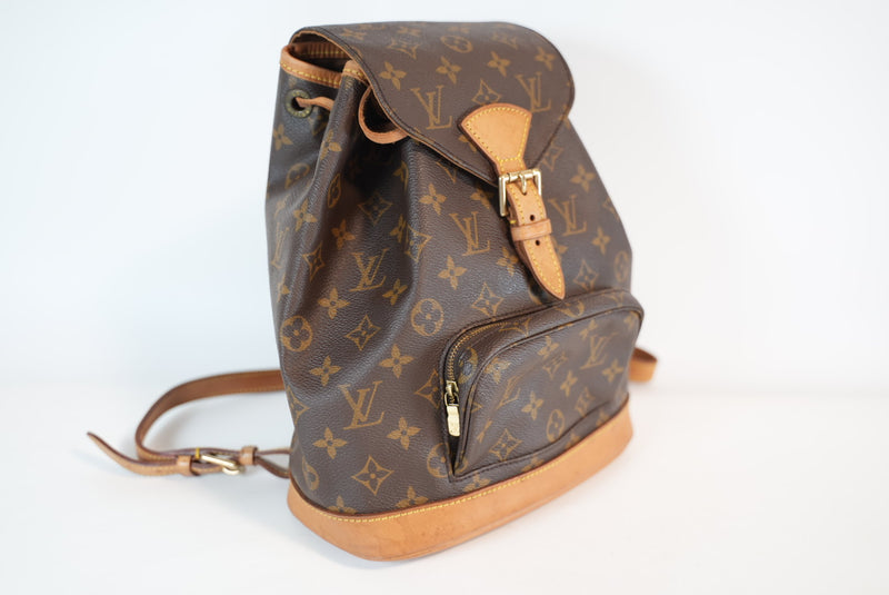 Louis Vuitton Monogram Montsouris MM Backpack Used