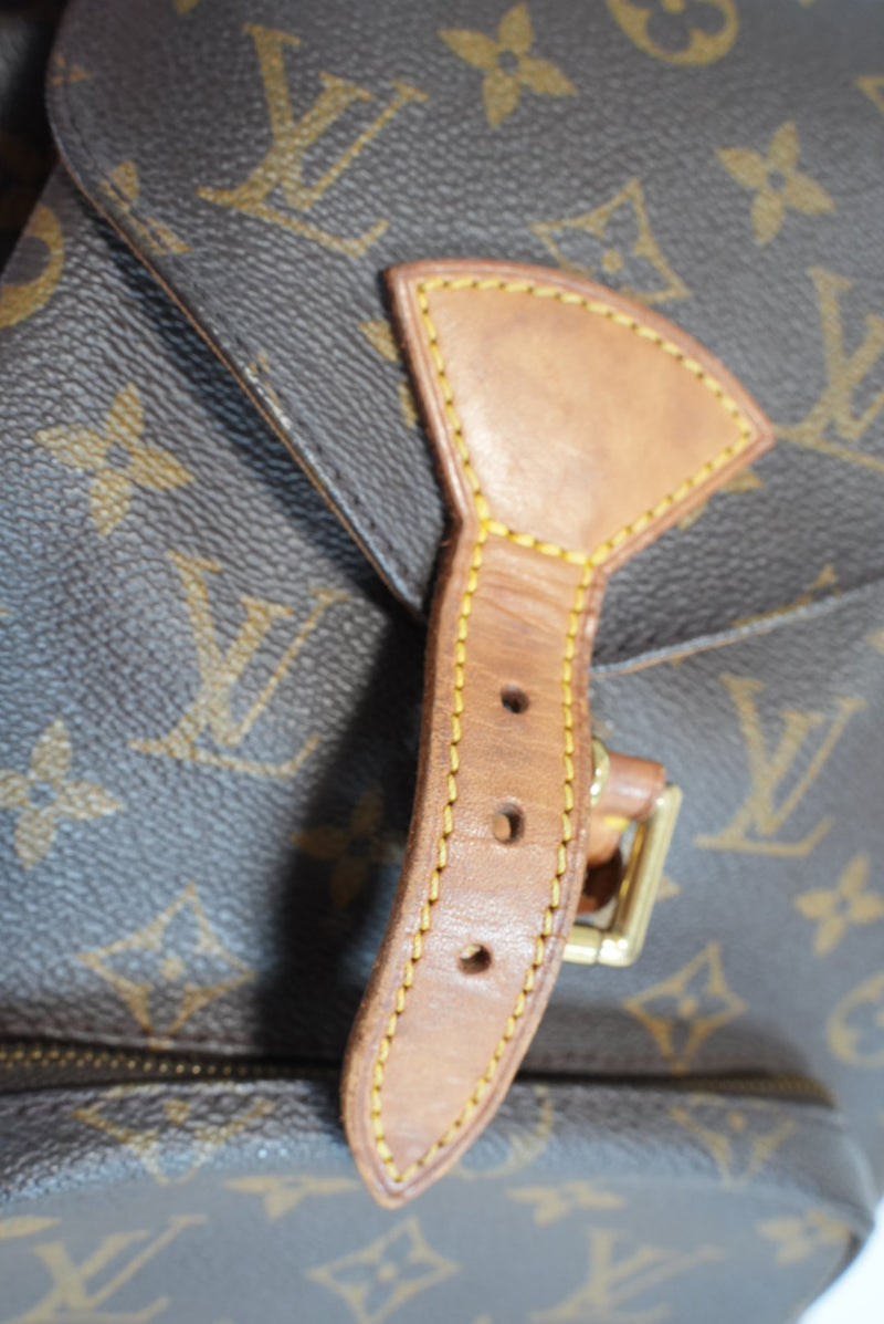 Louis Vuitton Monogram Montsouris MM Backpack Used