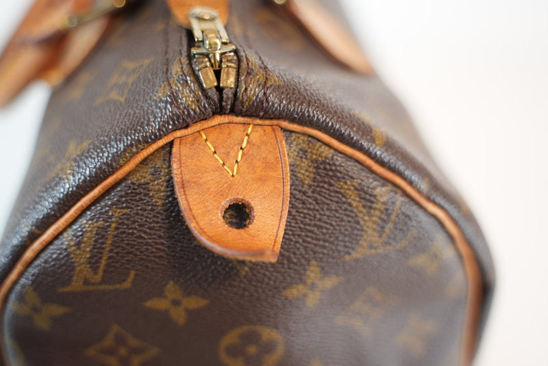 Louis Vuitton Monogram Speedy 30 Handbag Used