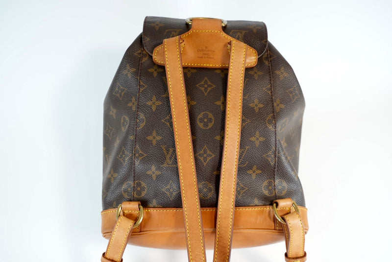 Louis Vuitton Monogram Montsouris MM Backpack Used