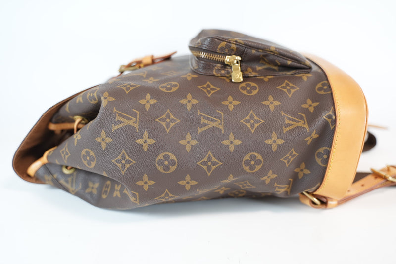 Louis Vuitton Monogram Montsouris GM Backpack Used