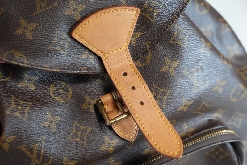 Louis Vuitton Monogram Montsouris GM Backpack Used