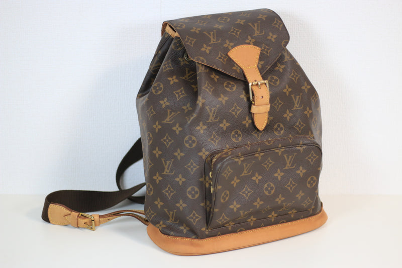 Louis Vuitton Monogram Montsouris GM Backpack Used