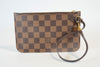 Damier Ebene Neverfull PM Pouch(Wristlet) Used