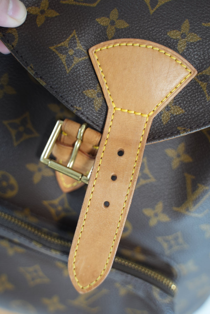 Louis Vuitton Monogram Montsouris GM Backpack Used