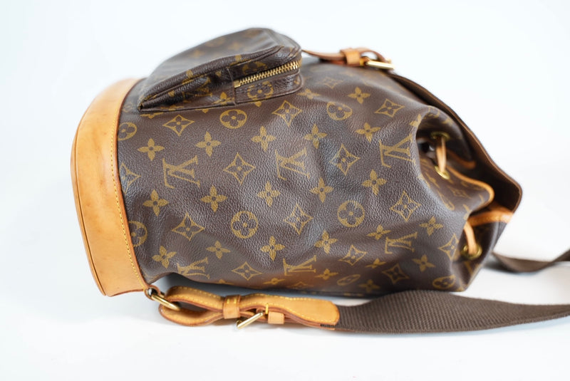 Louis Vuitton Monogram Montsouris GM Backpack Used
