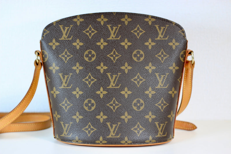 Louis Vuitton Monogram Drouot Crossbody Bag Used