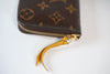 Louis Vuitton Monogram Clemence Wallet Mimosa Interior Used