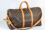 Louis Vuitton Monogram Keepall Bandouliere 50 Used