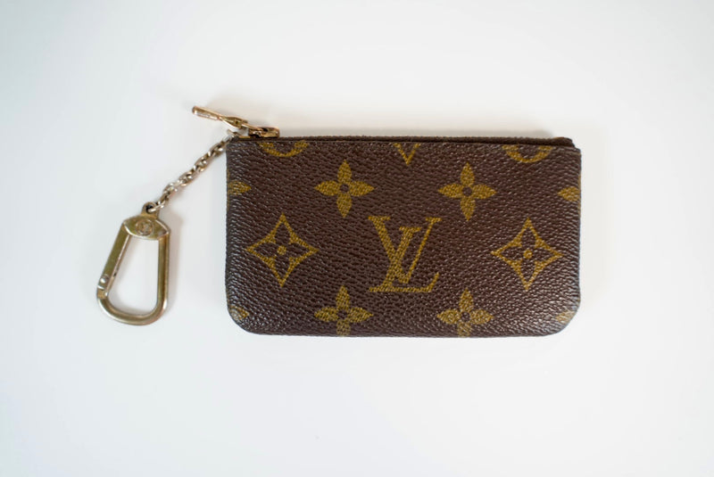 Louis Vuitton Monogram Pochette Cle Key Holder Used