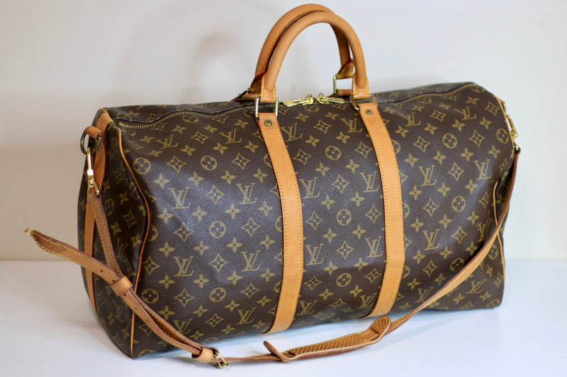 Louis Vuitton Monogram Keepall Bandouliere 50 Used