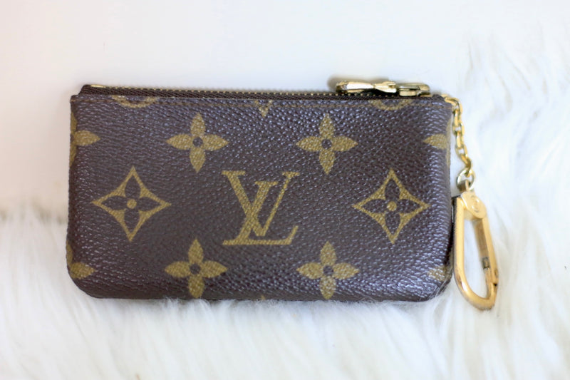 Pochette Cles Monogram Perforated