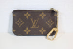 Louis Vuitton Monogram Pochette Cle Key Pouch Used