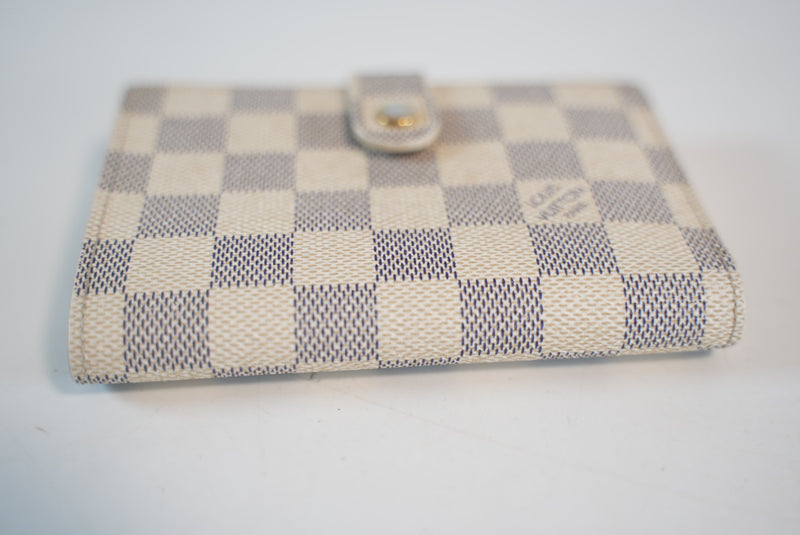 Louis Vuitton Damier Azur Portefeuille Viennois Wallet Used