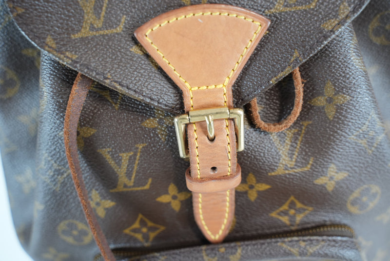 Louis Vuitton Monogram Montsouris MM Backpack Used