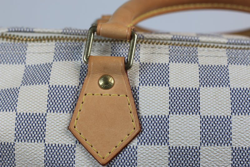 Louis Vuitton Damier Azur Speedy 30 Used