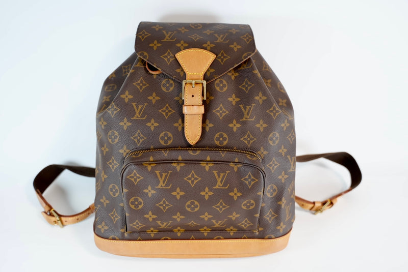 Louis Vuitton Monogram Montsouris GM Backpack Used