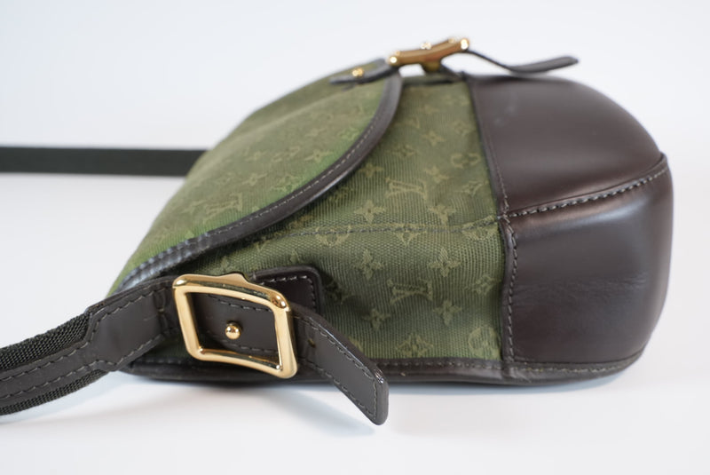 Louis Vuitton Monogram MiniLin Khaki Belanger Shoulder Bag Used