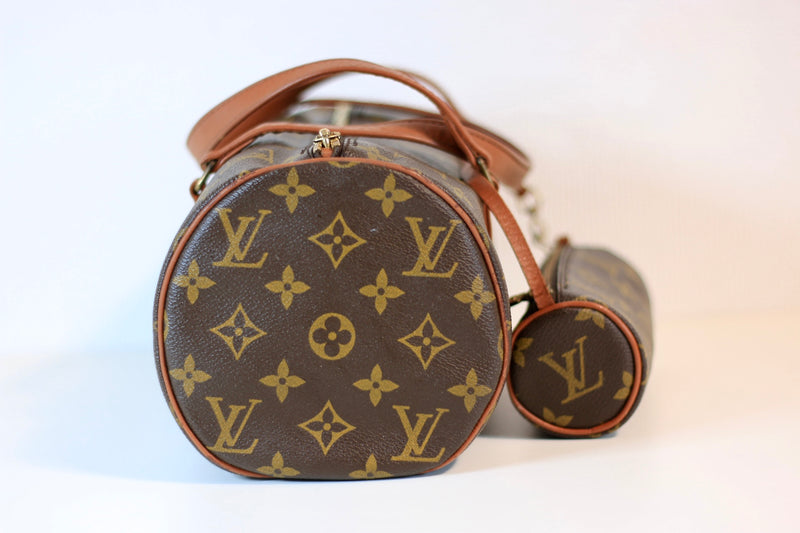 Louis Vuitton Monogram Papillon 30 w/ Mini Papillon Handbag Used