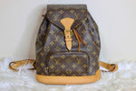 Louis Vuitton Monogram Montsouris MM Backpack Used