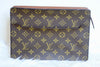 Louis Vuitton Monogram Pochette Homme Clutch Bag Used