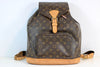 Louis Vuitton Monogram Montsouris GM Backpack Used