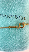 Tiffany & Co. Open Heart Necklace AU750/18KGold Used