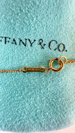 Tiffany & Co. Open Heart Necklace AU750/18KGold Used