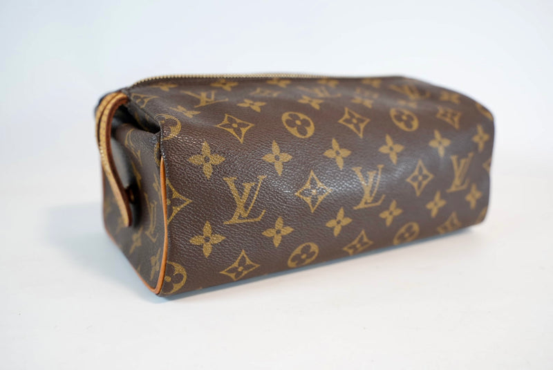 Louis Vuitton Monogram Trousse Patte Pression Cosmetic Pouch Used