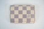 Louis Vuitton Damier Azur Envelope De Visite Card Case Used