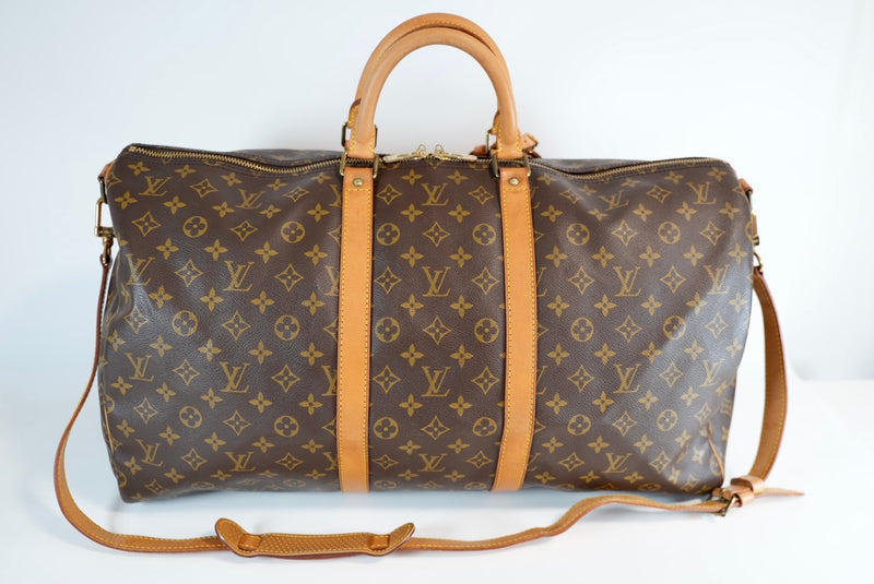 Louis Vuitton Monogram Keepall Bandouliere 55 Used