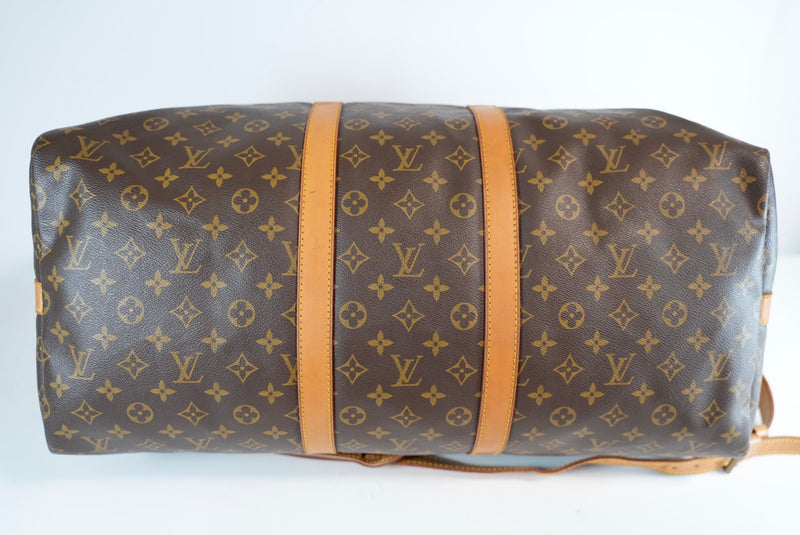 Louis Vuitton Monogram Keepall Bandouliere 55 Used