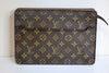 Louis Vuitton Monogram Pochette Homme Clutch Bag Used