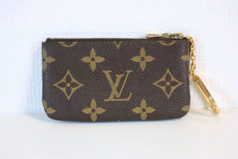 Louis Vuitton Monogram Pochette Cle Card/Key Holder Used