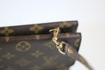 Louis Vuitton Monogram Double Pochette Rabat Sling Bag Used