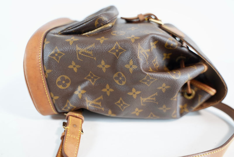 Louis Vuitton Monogram Montsouris MM Backpack Used