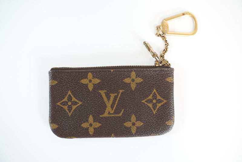 Louis Vuitton Monogram Pochette Cle Key Pouch Used