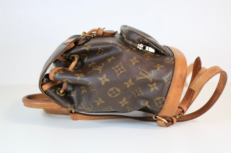 Louis Vuitton Monogram Montsouris PM/Mini Backpack Used