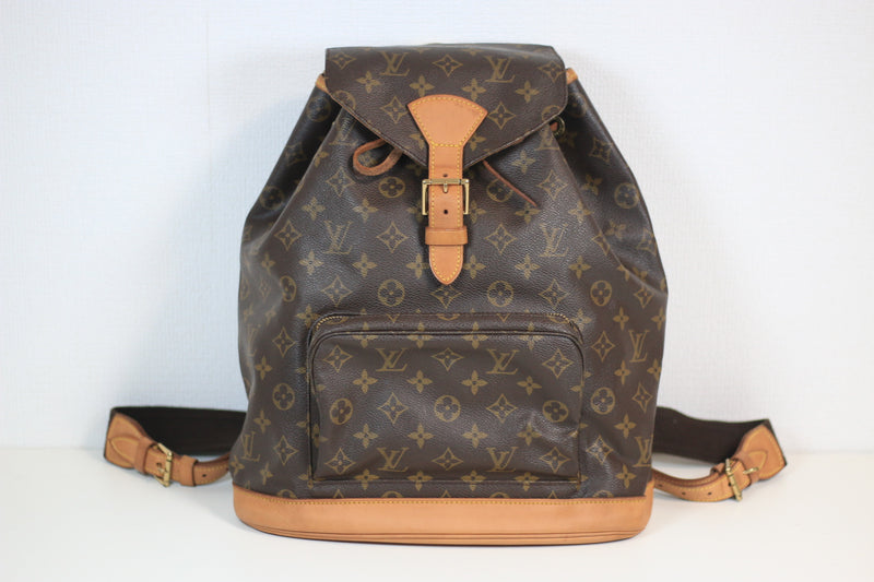 Louis Vuitton Monogram Montsouris GM Backpack Used