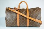 Louis Vuitton Monogram Keepall Bandouliere 50 Used