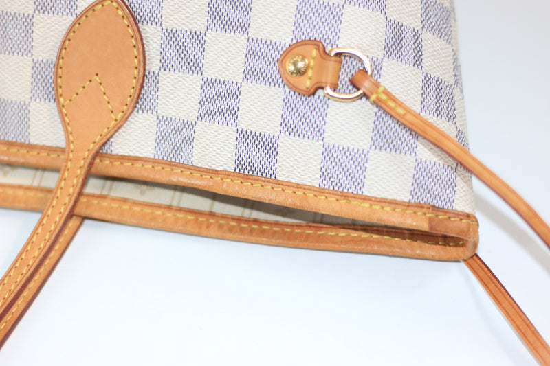 Louis Vuitton Damier Azur Neverfull MM Used