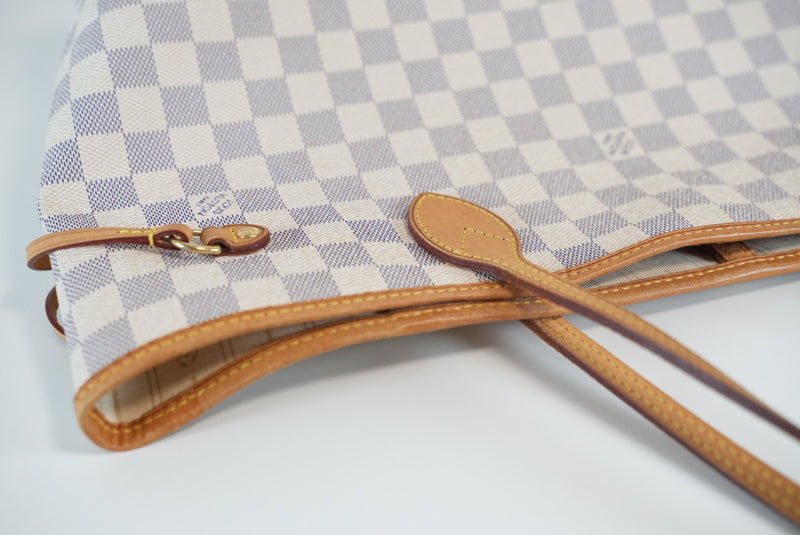 Louis Vuitton Damier Azur Neverfull MM Used