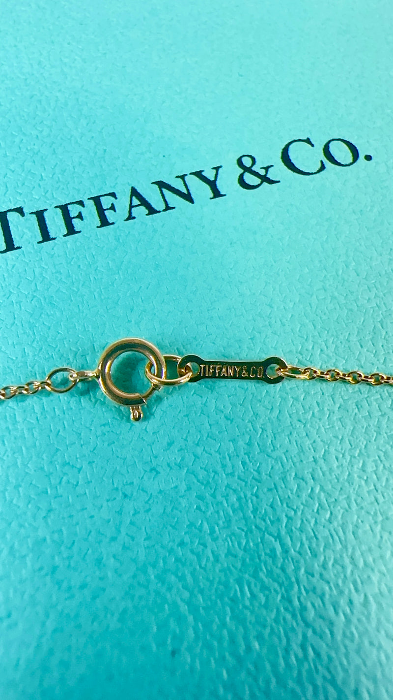 Tiffany & Co. Double Loop AU750/K18 Gold Necklace Used