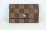 Damier Ebene Multi Cles 6 Key Holder Used